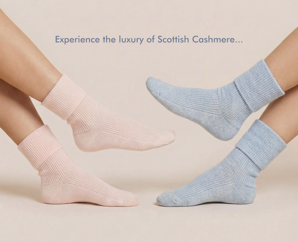 Introducing Our New Cashmere Bed Socks